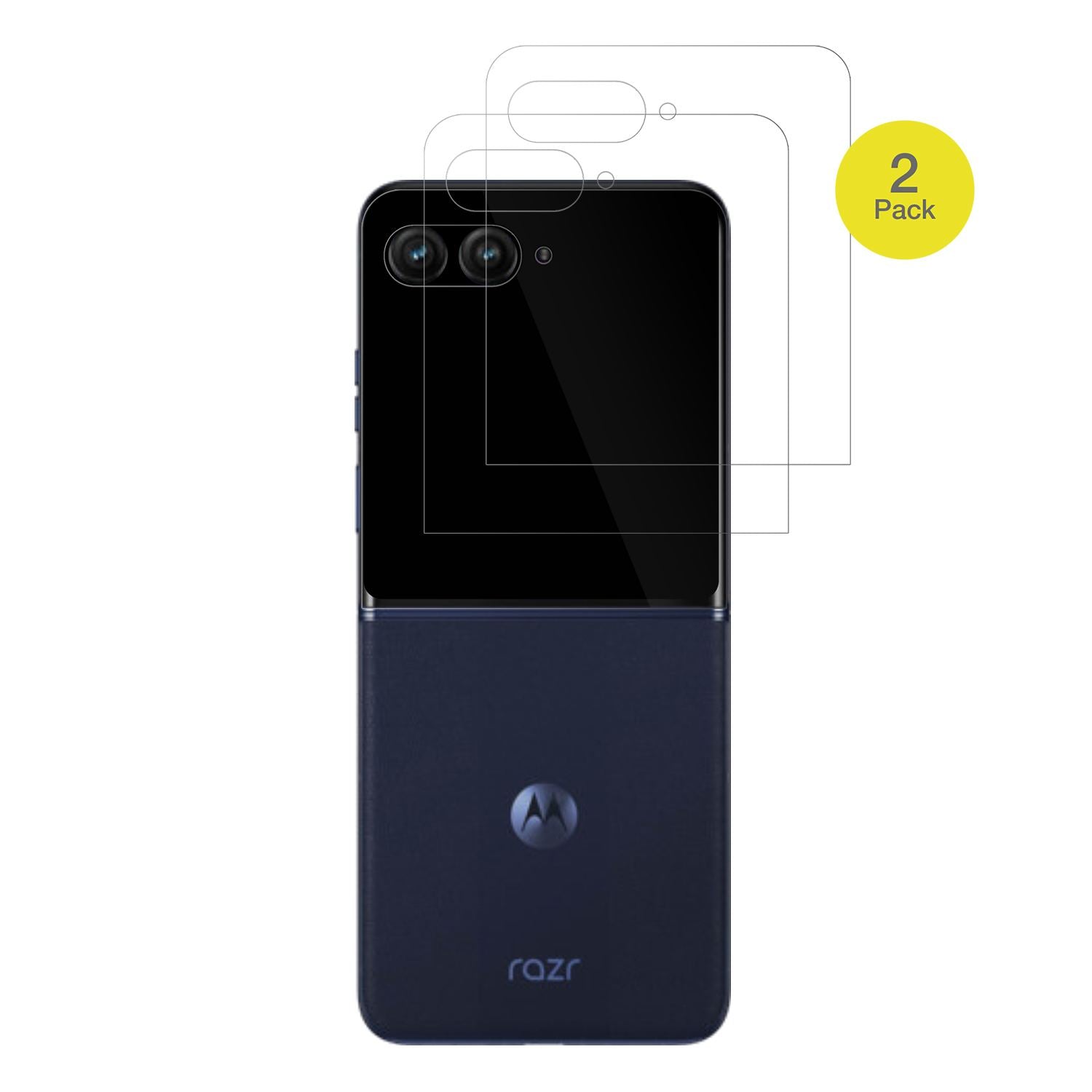 2x 3D Full Cover Schutzfolie für Motorola razr50 U (2)