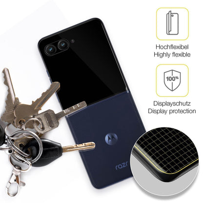 2x 3D Full Cover Schutzfolie für Motorola razr50 U (3)