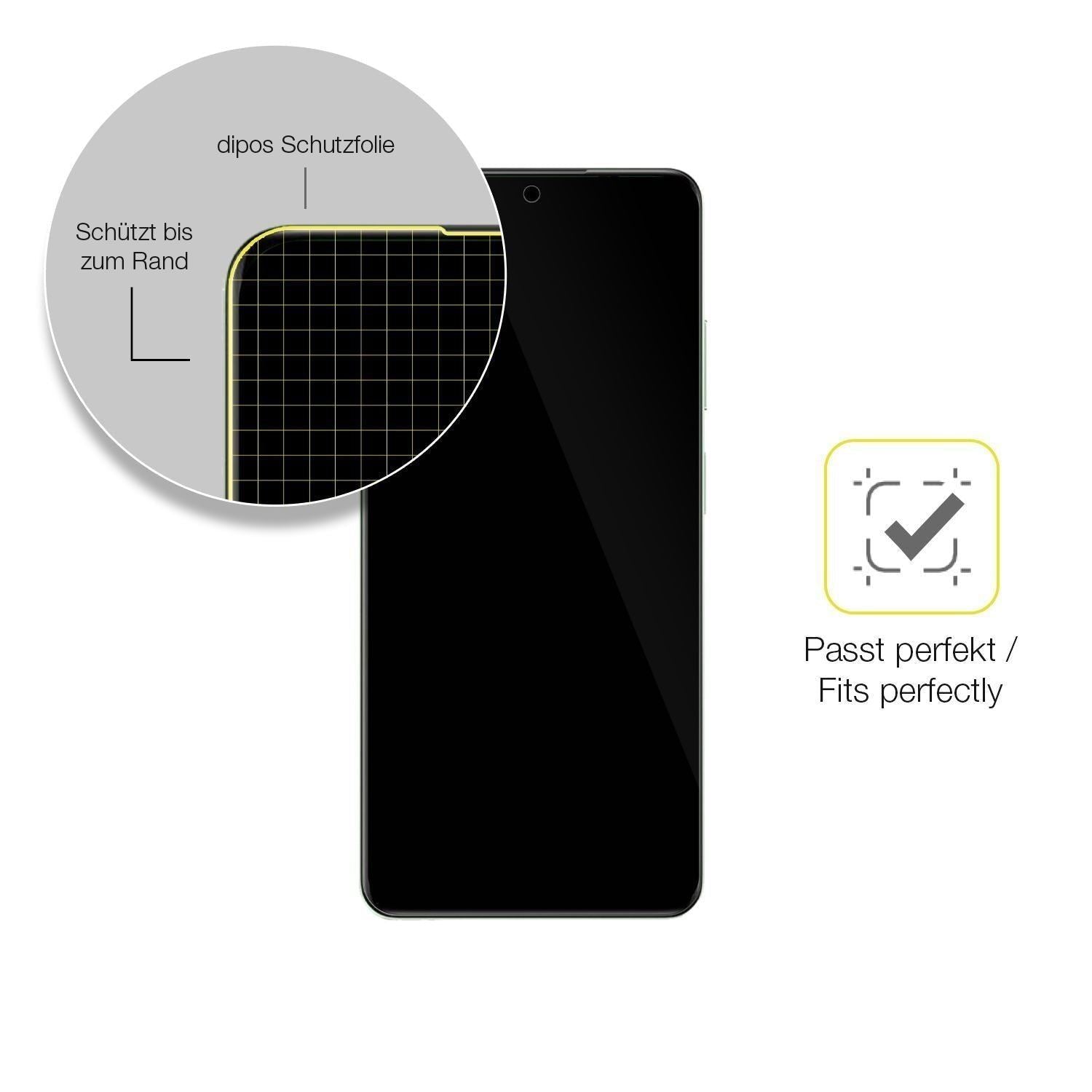 2x 3D Full Cover Schutzfolie für Realme 12X 5G (6)
