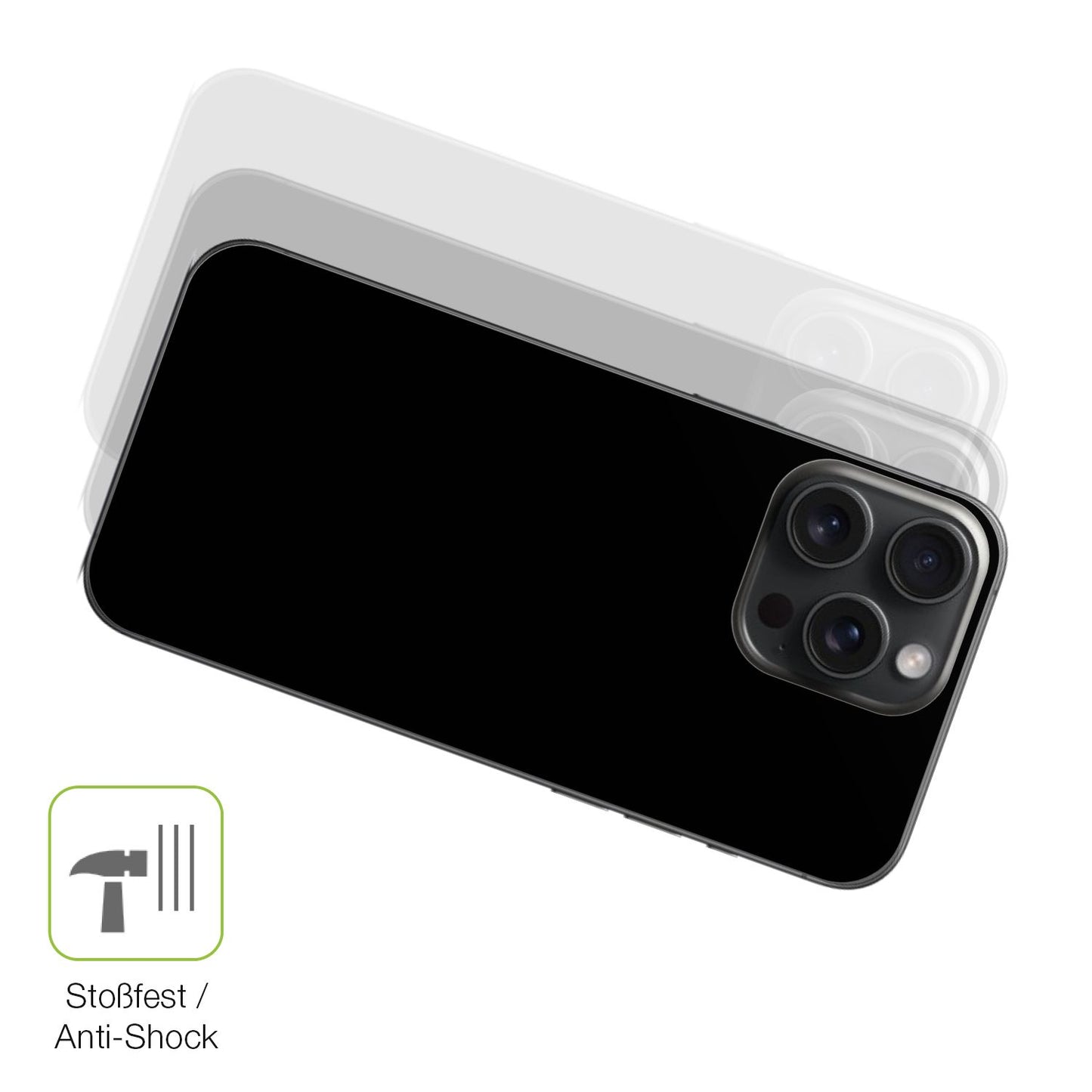 2x Full Cover Schutzfolie matt für Apple iPhone 15 (4)