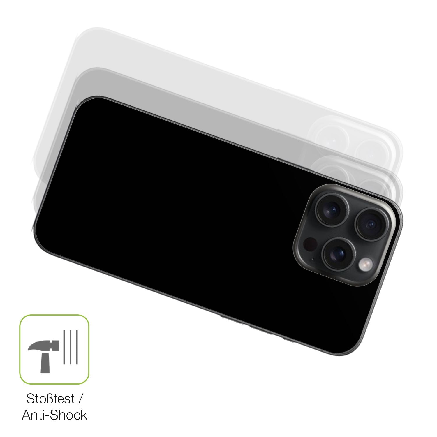 2x Full Cover Schutzfolie matt für Apple iPhone 15 (4)