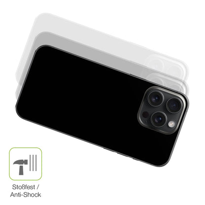 2x Full Cover Schutzfolie matt für Apple iPhone 15 (4)
