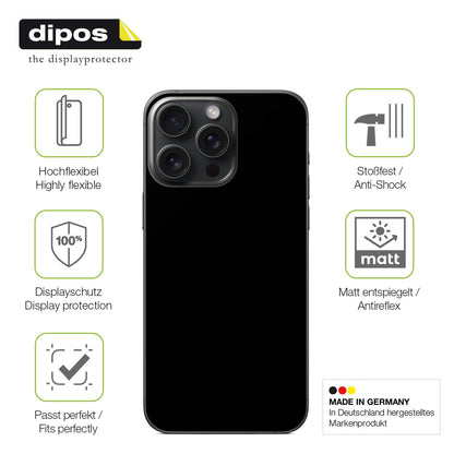 2x Full Cover Schutzfolie matt für Apple iPhone 15 (7)