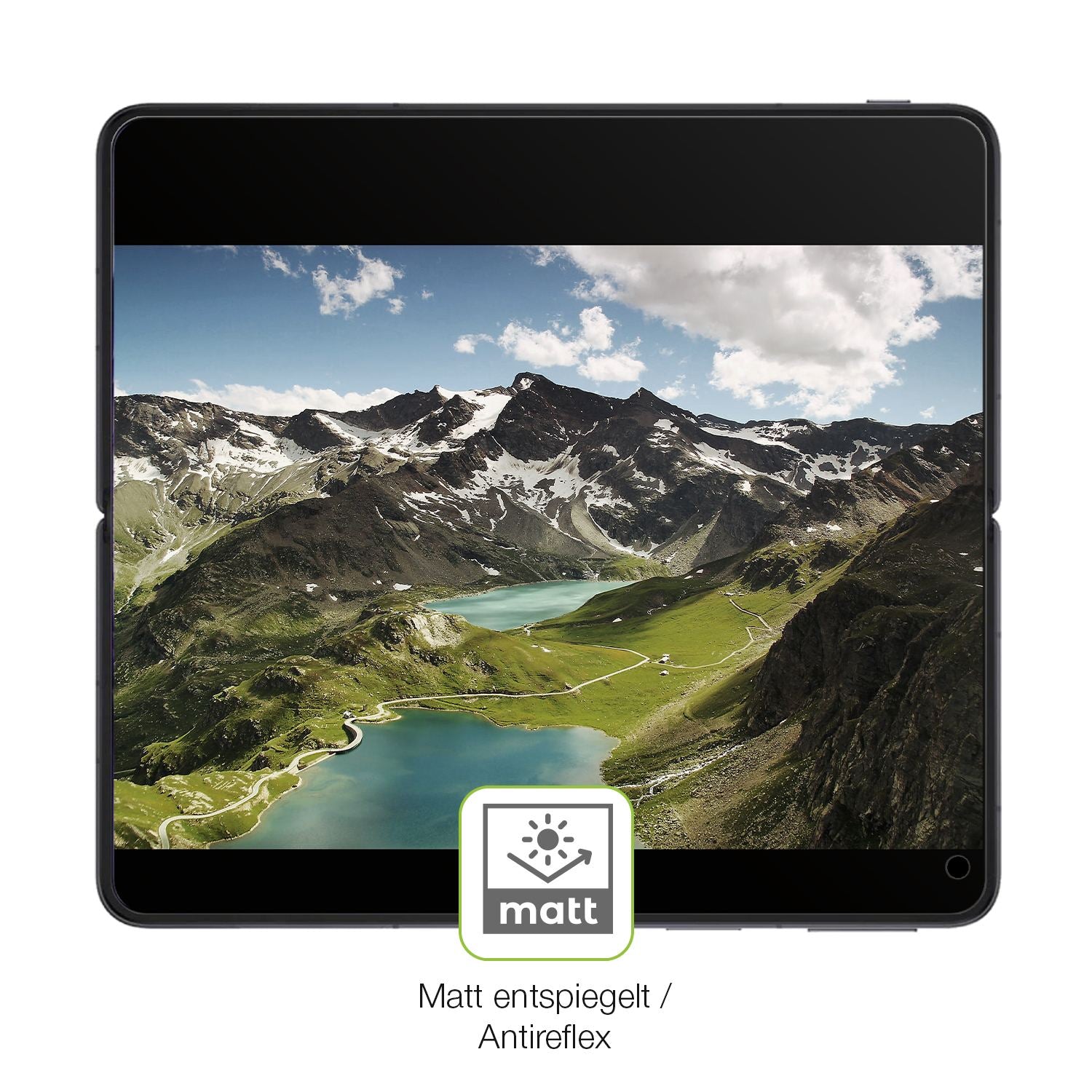 2x Full Cover Schutzfolie matt für Oppo Find N5 In (5)
