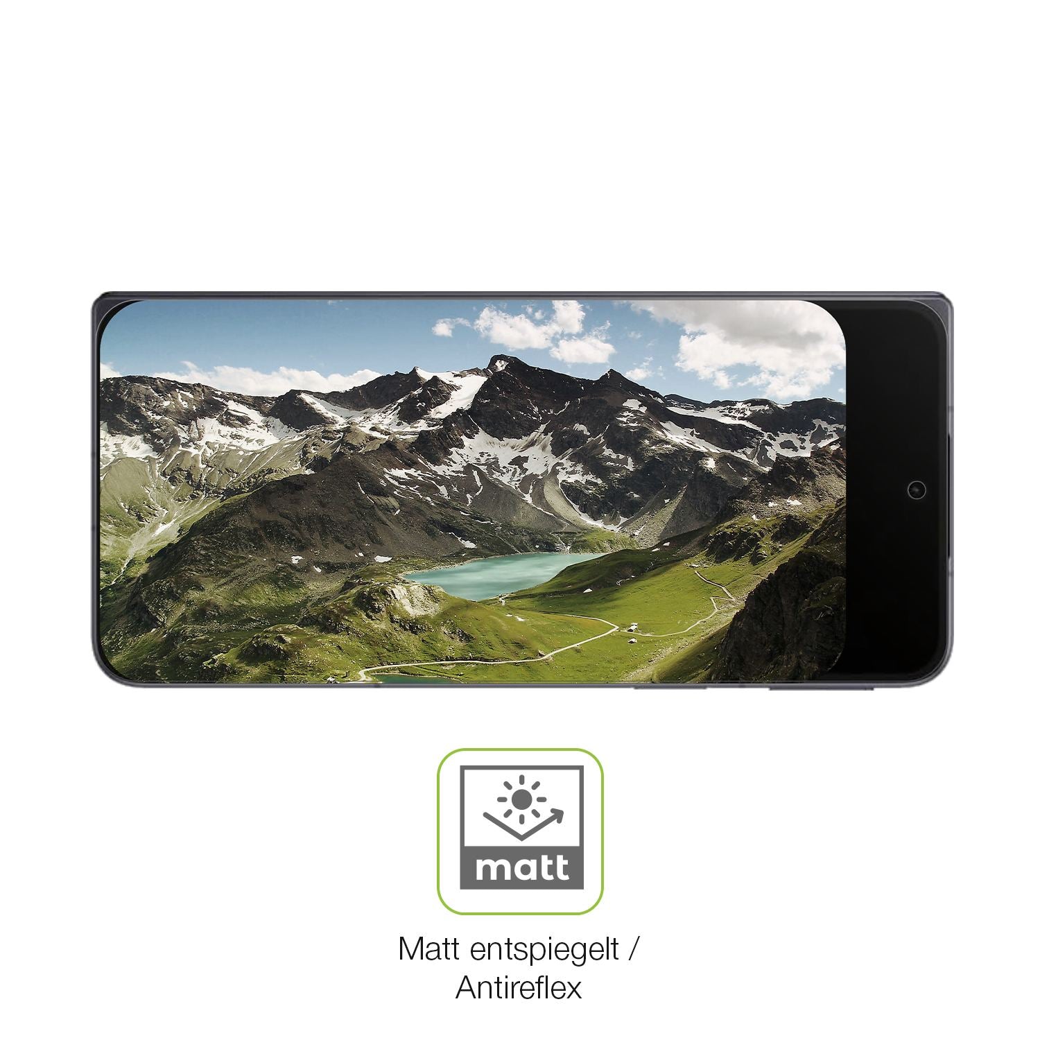2x Full Cover Schutzfolie matt für Oppo Find N5 Fr (5)
