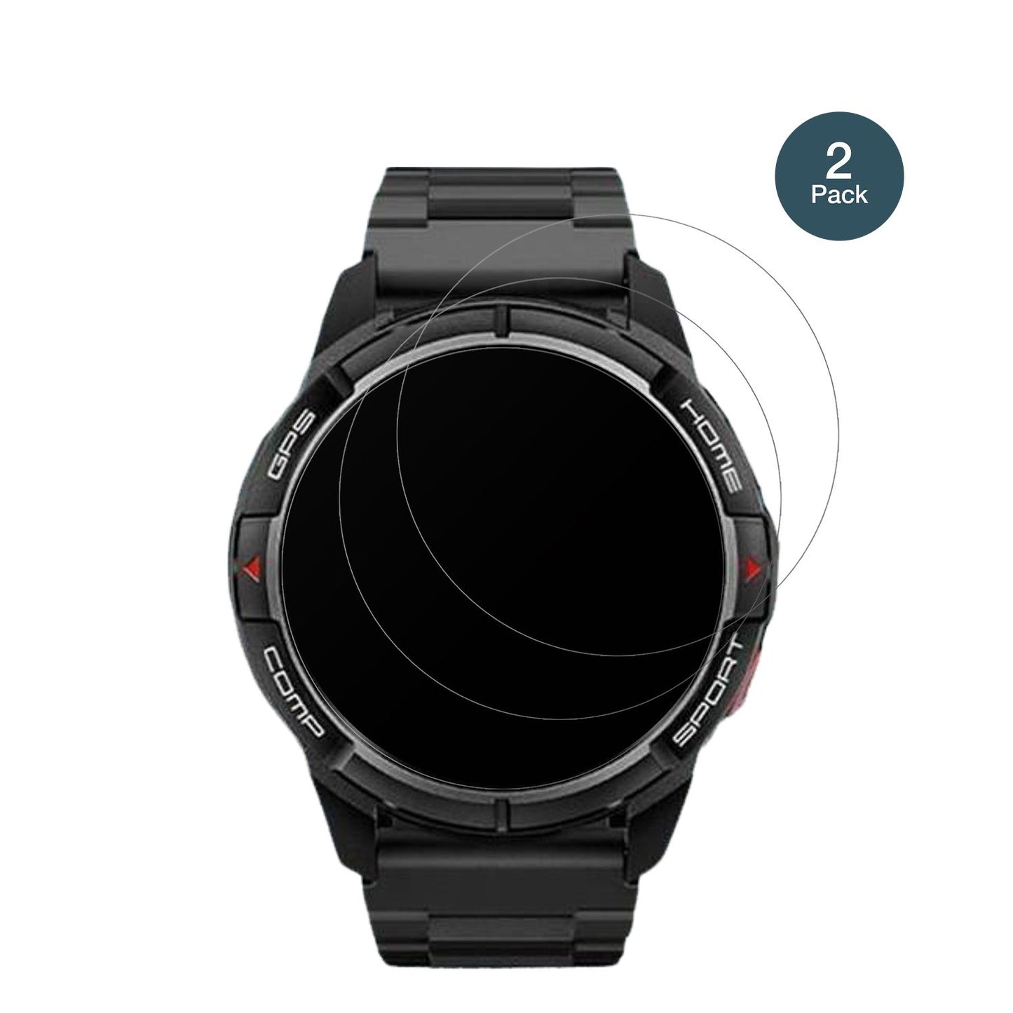 2x 9H Schutzfolie matt für Xiaomi Mibro GS Active  (2)
