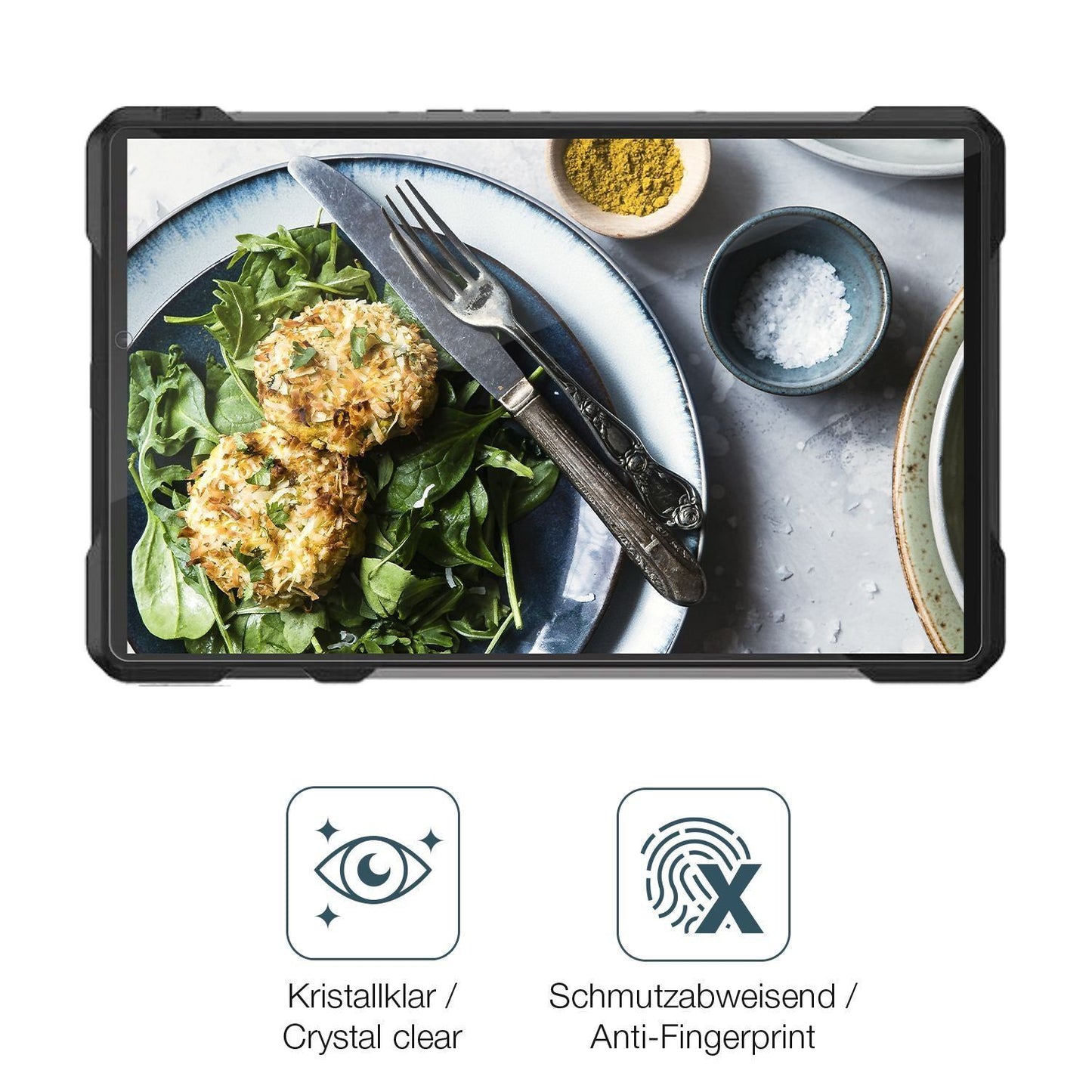 2x Schutzfolie klar für 8849 Tank Pad E Display-Sc (4)