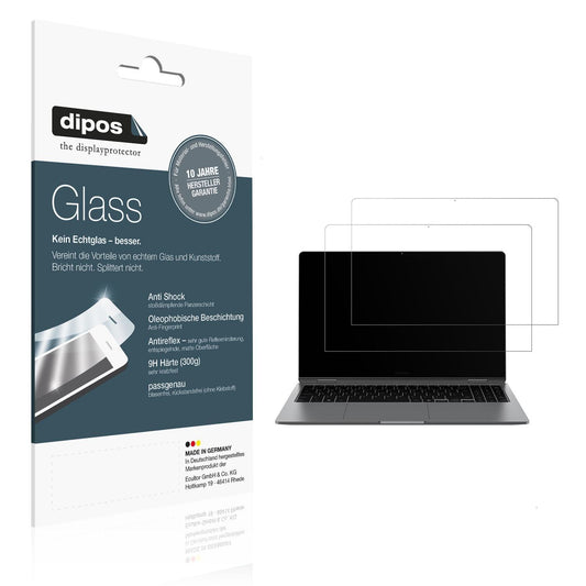 2x 9H Schutzfolie matt für Samsung Galaxy Book4 Ed (1)