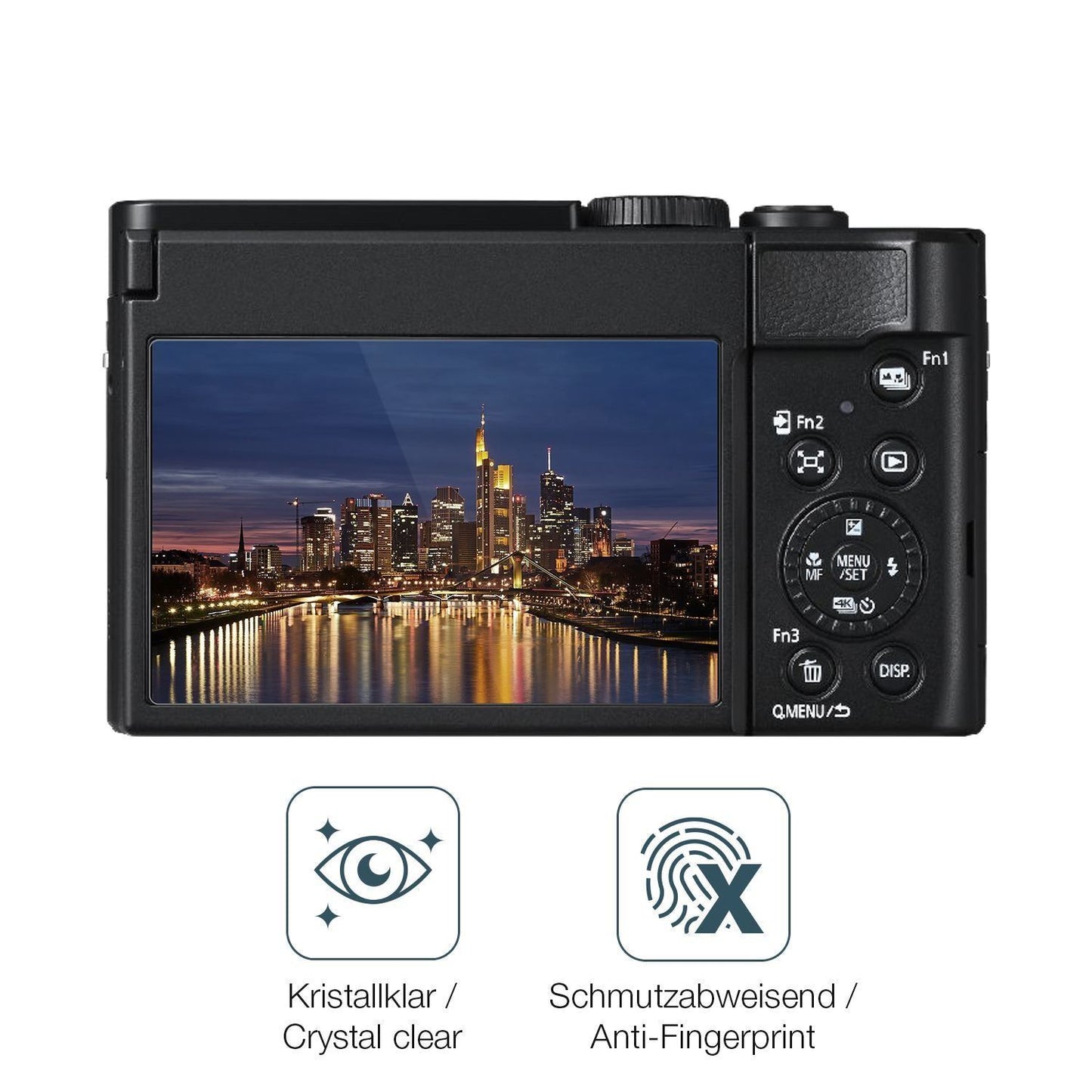 2x 9H Schutzfolie für Panasonic Lumix DC-TZ99E Pan (5)