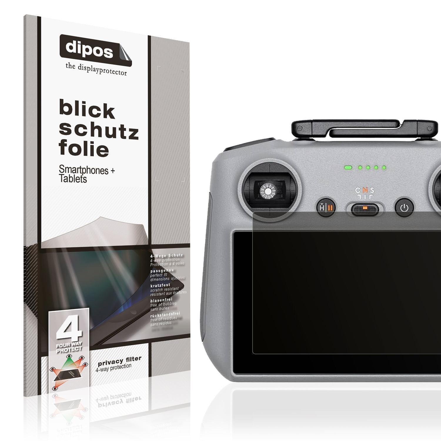 Blickschutzfolie für DJI RC 2 matt Schutzfolie Pri (1)