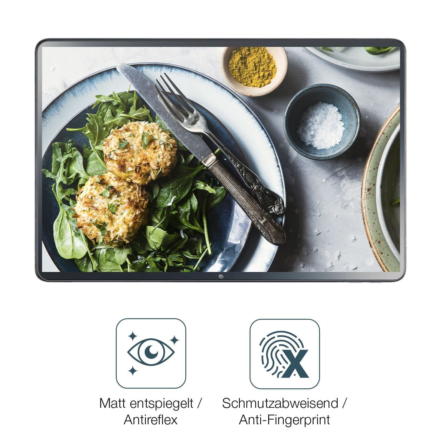 2x Schutzfolie matt für NEC Lavie Tab T11 T1175FAS (4)