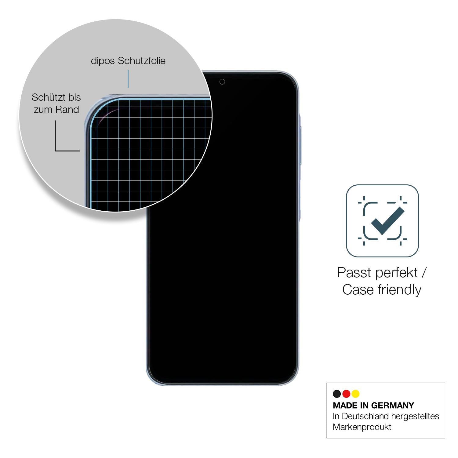 2x 9H Schutzfolie matt für Samsung Galaxy A25 Panz (6)