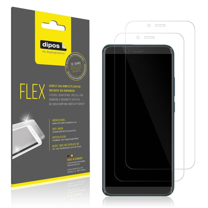 2x 3D Full Cover Schutzfolie für Mobicel RX Plus (1)