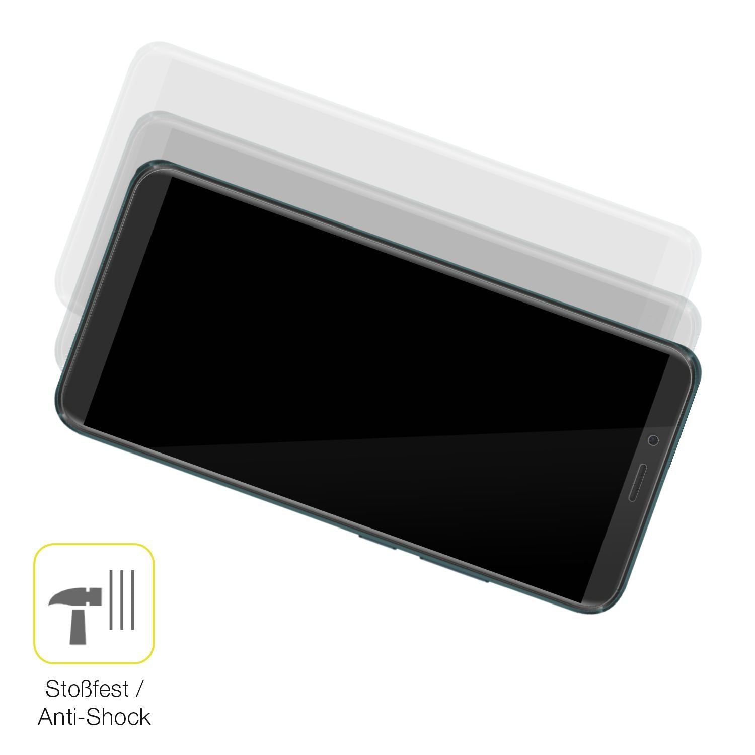 2x 3D Full Cover Schutzfolie für Mobicel RX Plus (4)