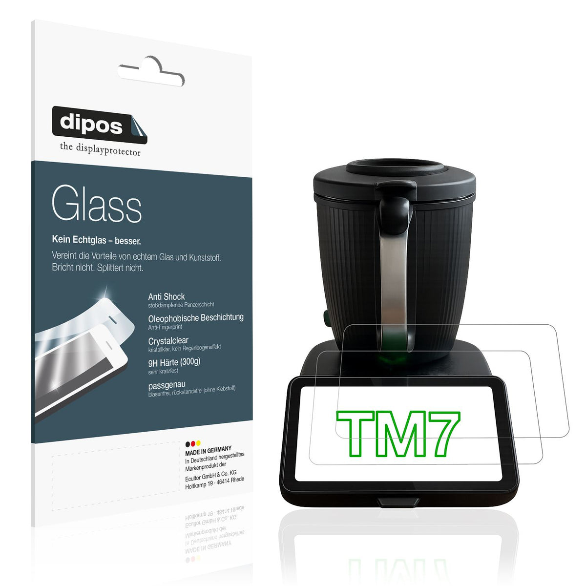 Displayschutz passend für Vorwerk Thermomix TM7 Sc (1)