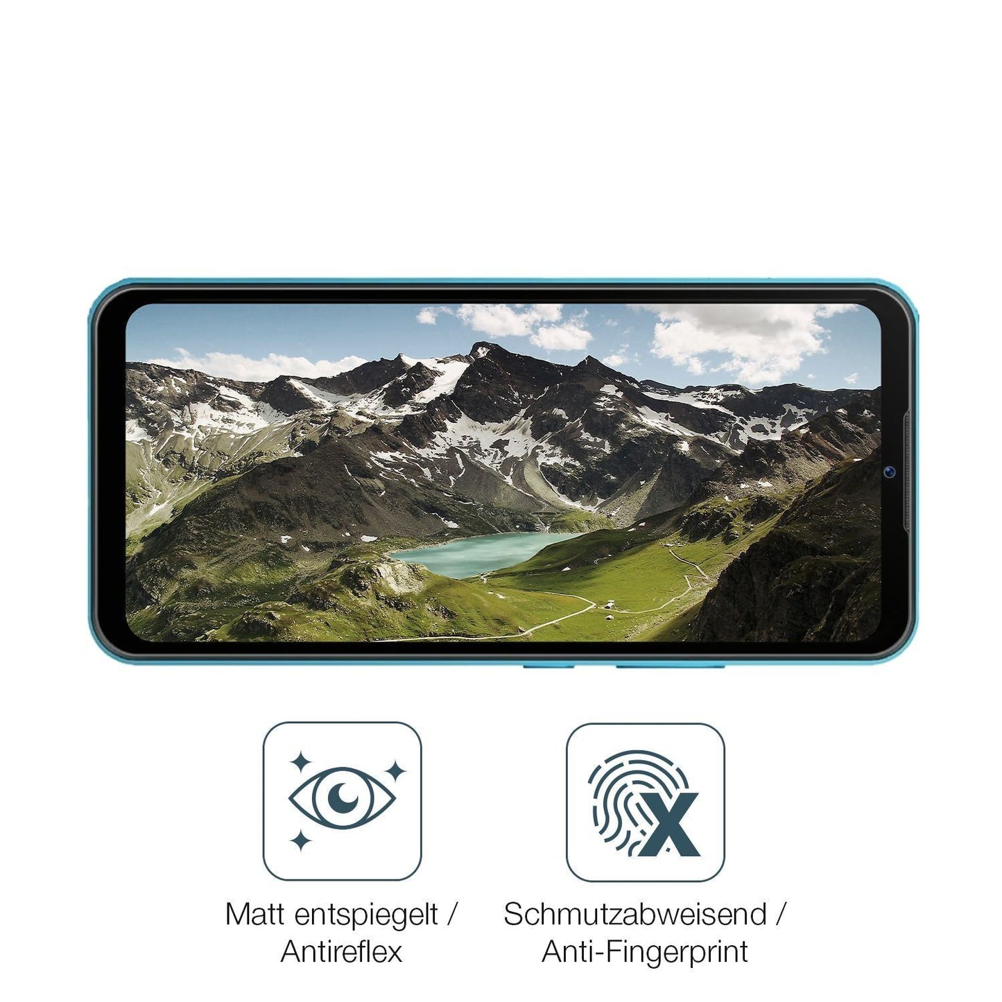 4x Schutzfolie matt für Mobicel VX18 Display-Schut (4)