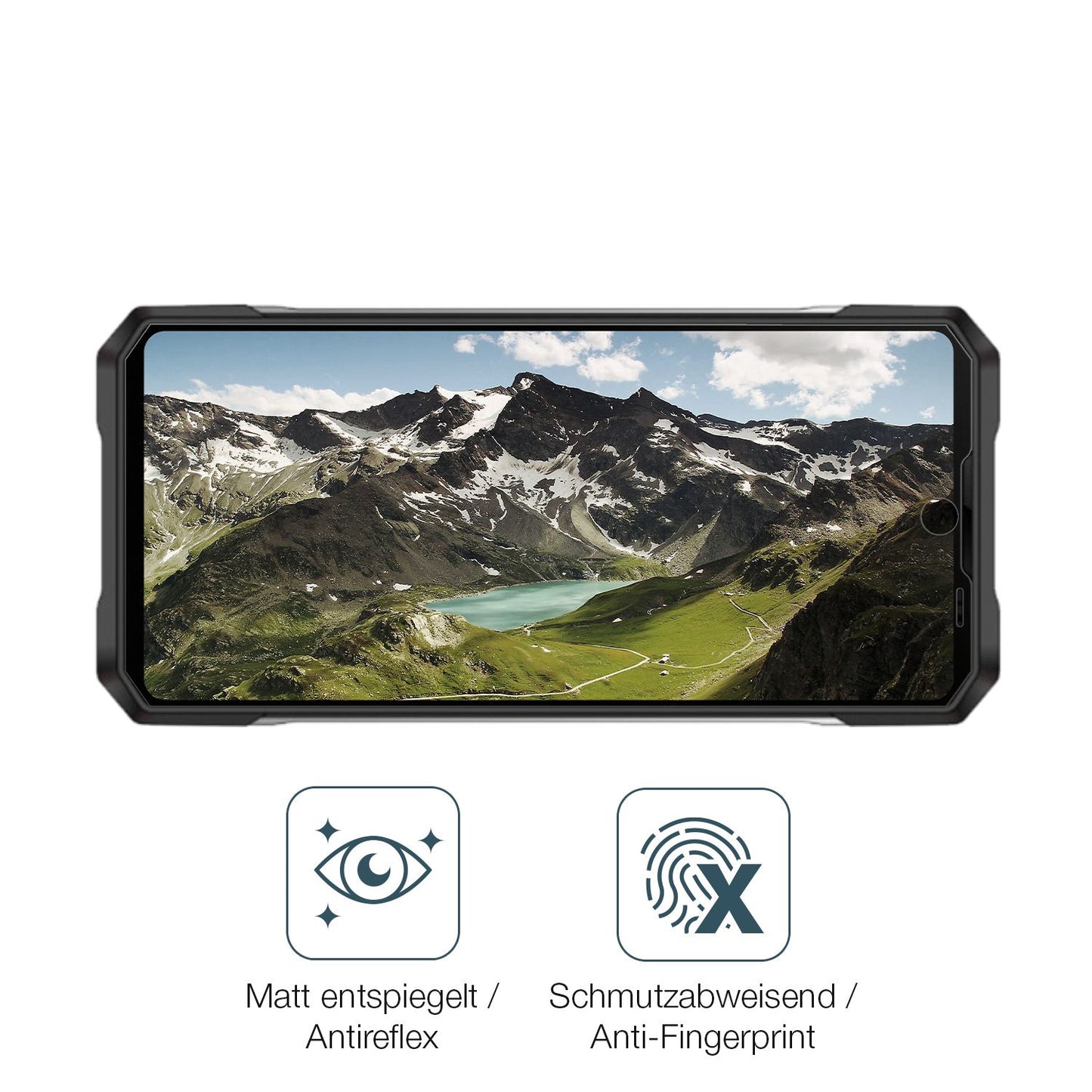 2x 9H Schutzfolie matt für Doogee Blade GT Ultra P (5)