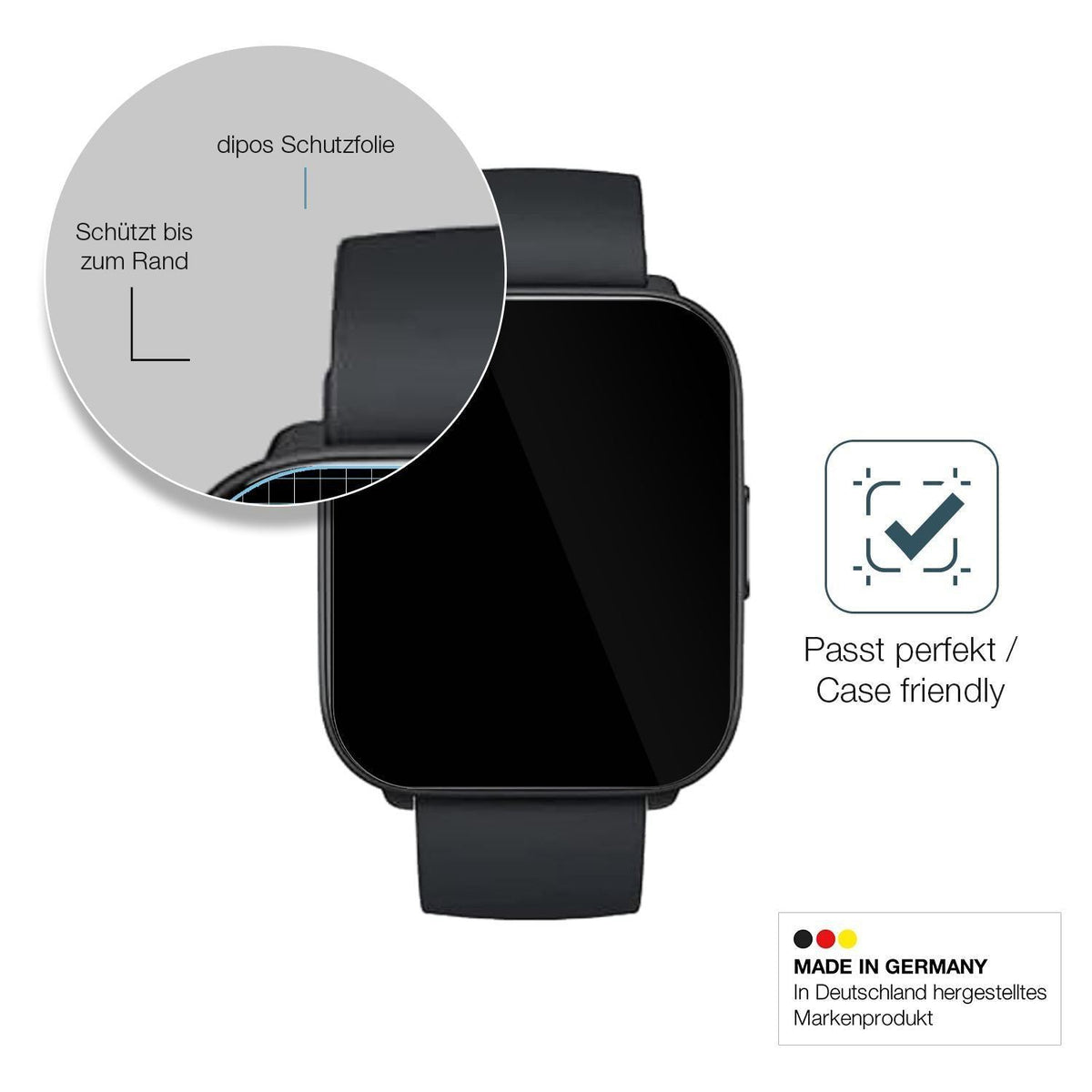 2x 9H Schutzfolie für Xiaomi Mibro Watch C2 Panzer (6)