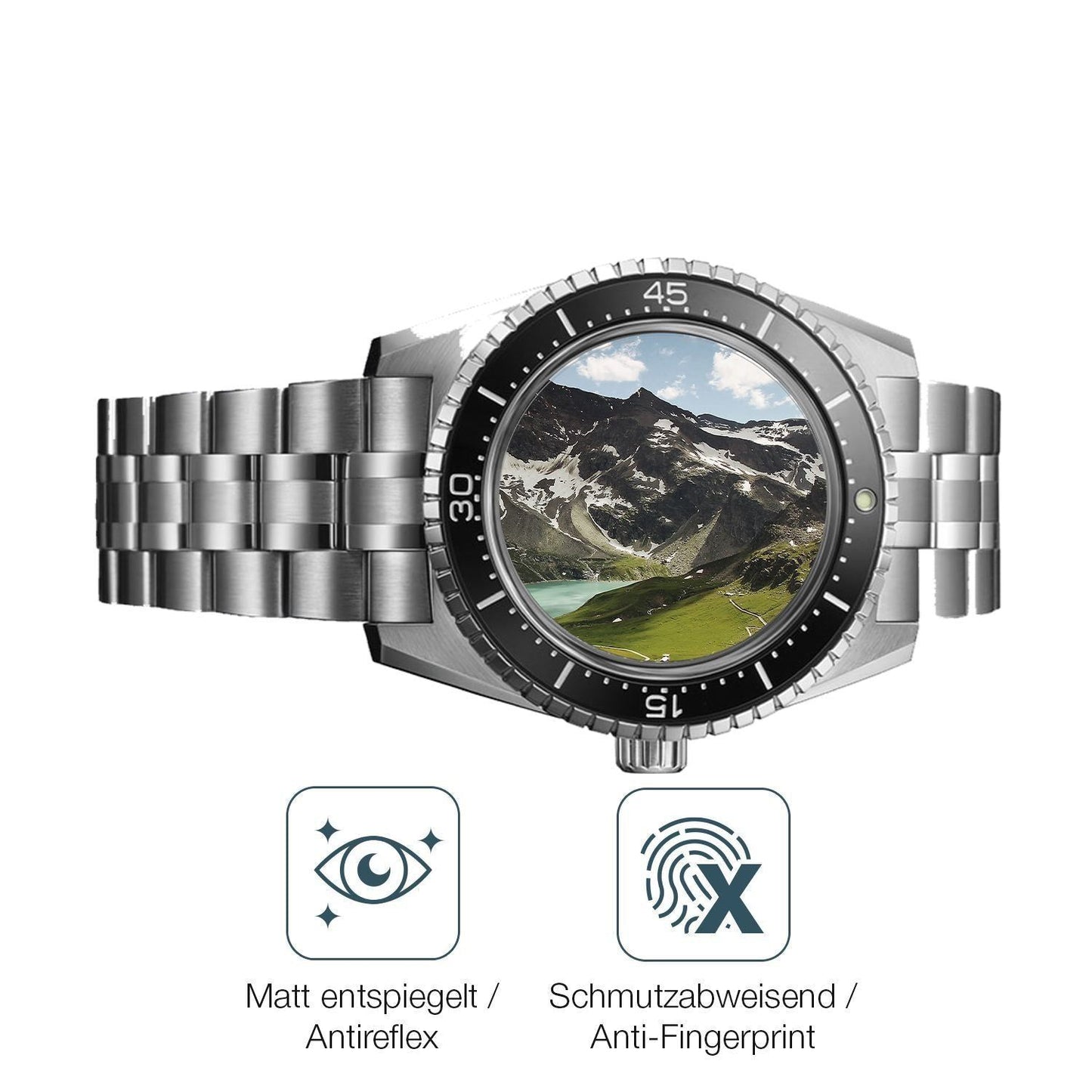 6x Schutzfolie matt für Seiko Prospex Ladies Marin (4)