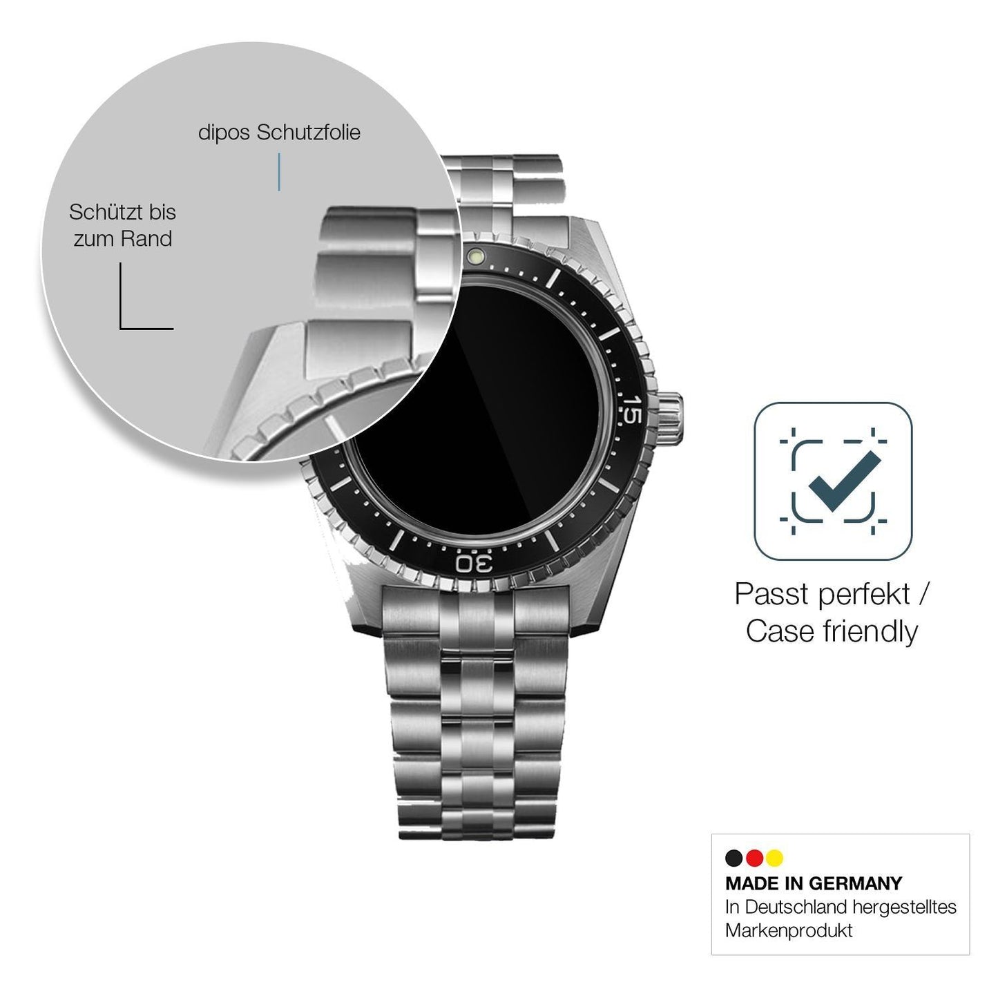 2x 9H Schutzfolie für Seiko Prospex Ladies Marine  (6)