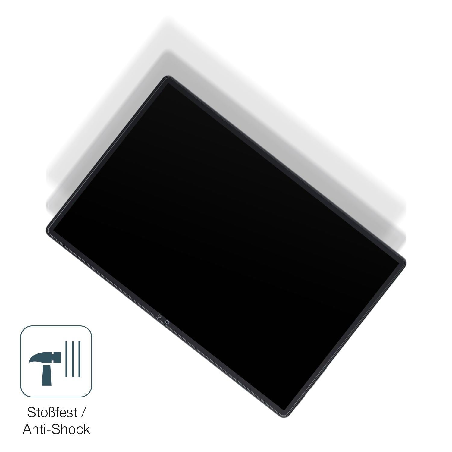 2x 9H Schutzfolie matt für Blackview Oscal Pad 80  (4)