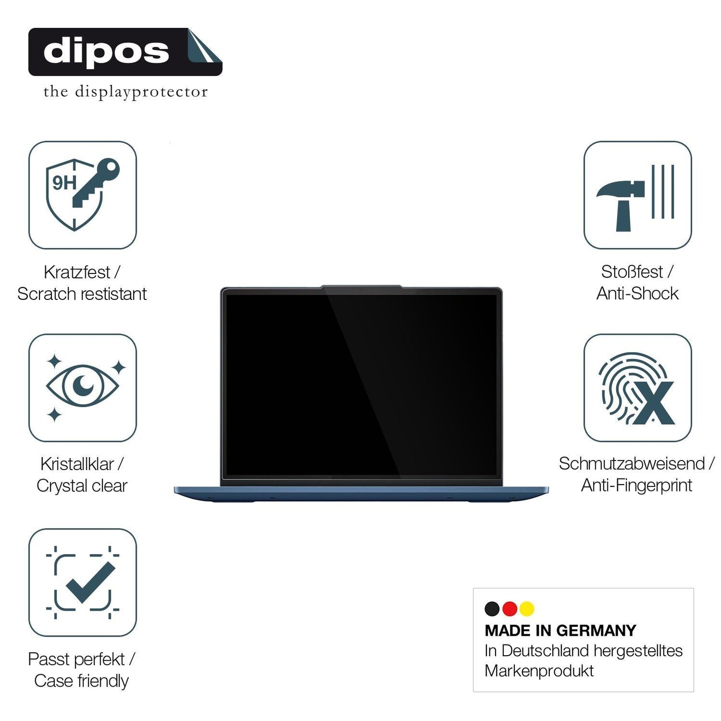 2x 9H Schutzfolie für Lenovo IdeaPad Flex 3i 12 Zo (7)