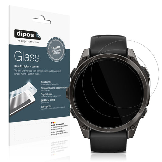 2x 9H Schutzfolie für Garmin Tactix 8 51mm AMOLED  (1)