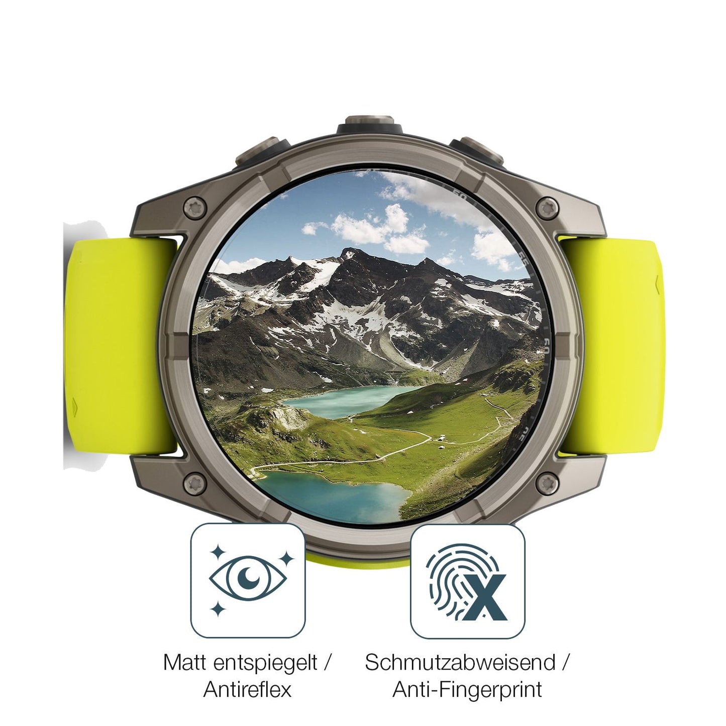6x Schutzfolie matt für Garmin Tactix 8 51mm SOLAR (4)