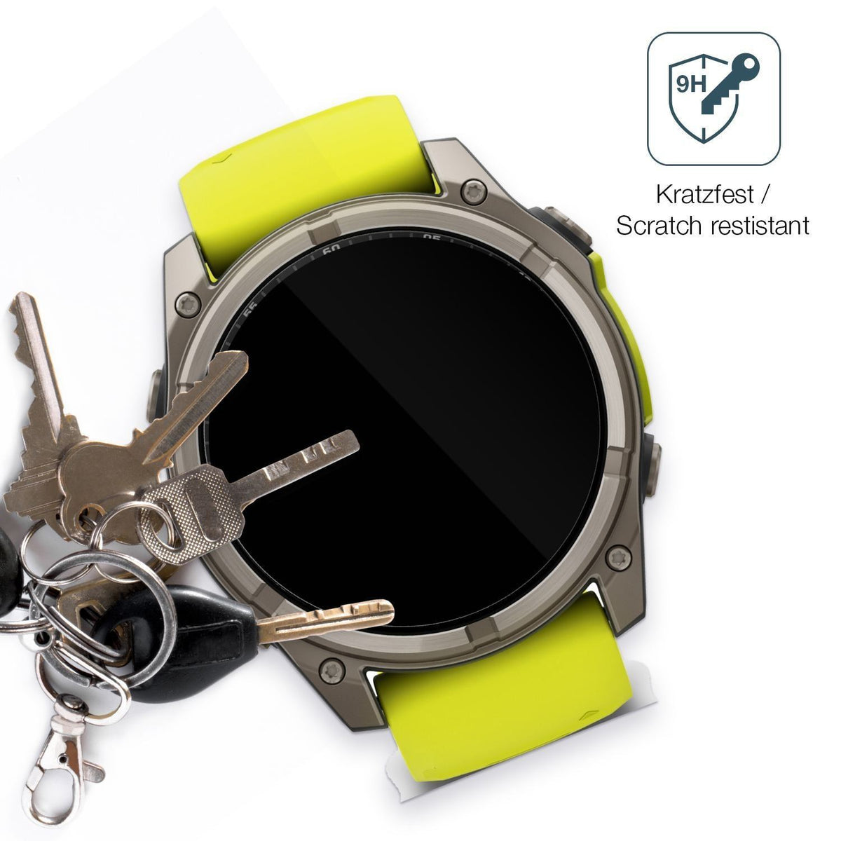 2x 9H Schutzfolie für Garmin Tactix 8 51mm SOLAR P (3)