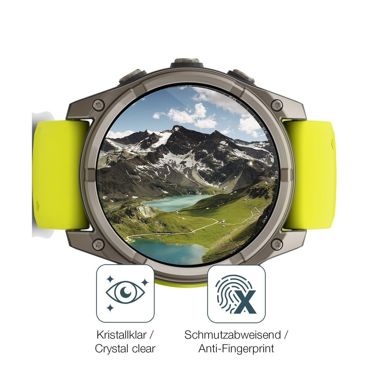 2x 9H Schutzfolie für Garmin Tactix 8 51mm SOLAR P (5)