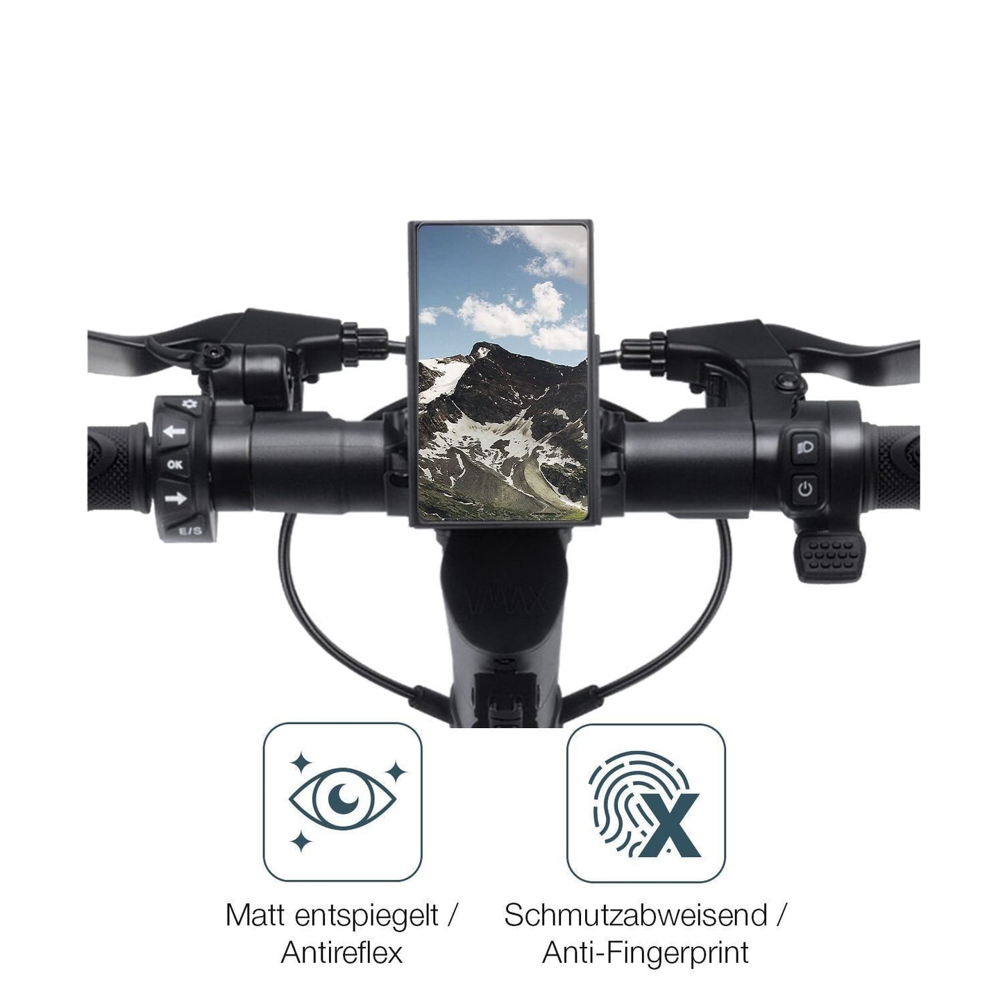 4x Schutzfolie matt für Vmax VX2 Display-Schutzfol (4)