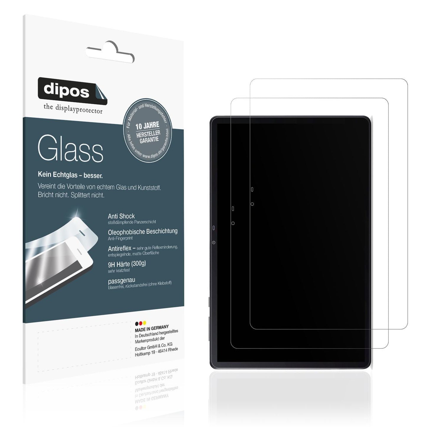 2x 9H Schutzfolie matt für Acer Iconia P10-21Q-83X (1)