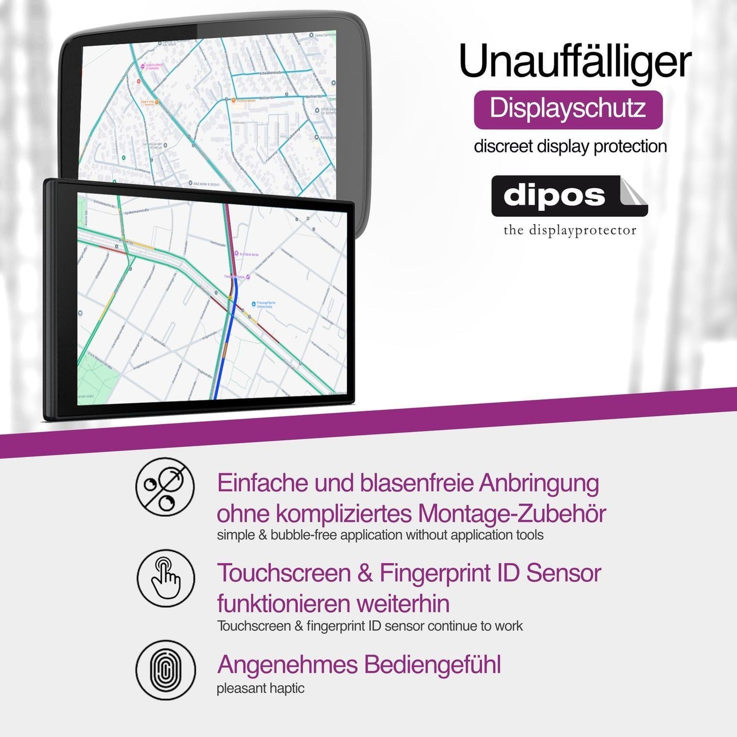 2x Schutzfolie klar für Dynavin D8-T5TP Display-Sc (2)