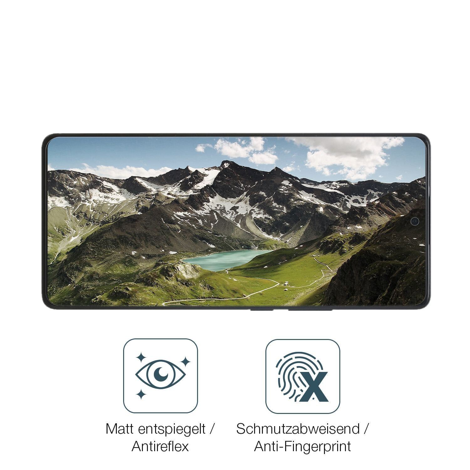 2x 9H Schutzfolie matt für Vivo X80 Panzerfolie (5)