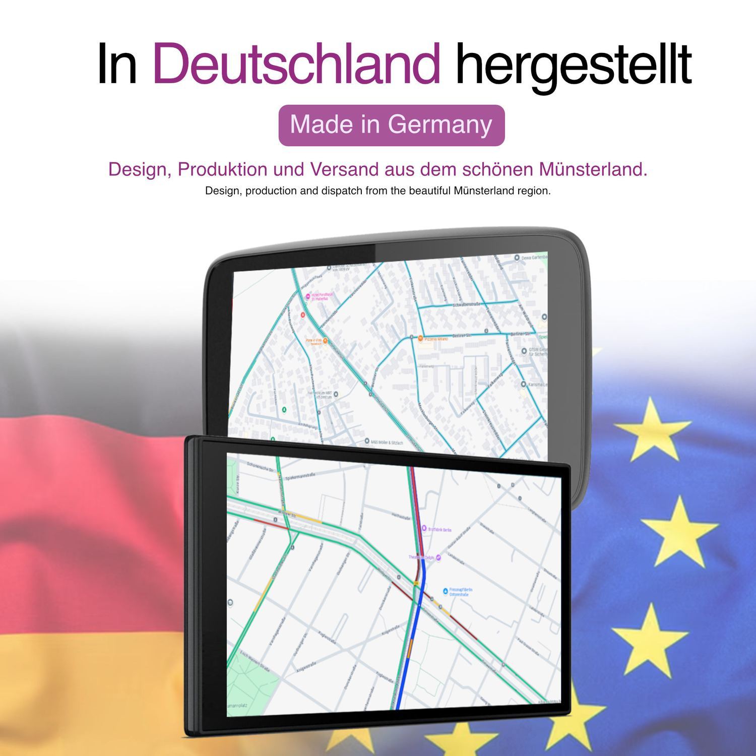 2x Schutzfolie klar für Garmin Alpha 300 K Display (5)