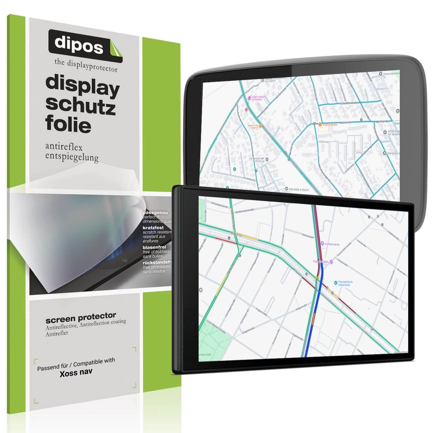 2x Schutzfolie matt für Xoss nav Display-Schutzfol (1)
