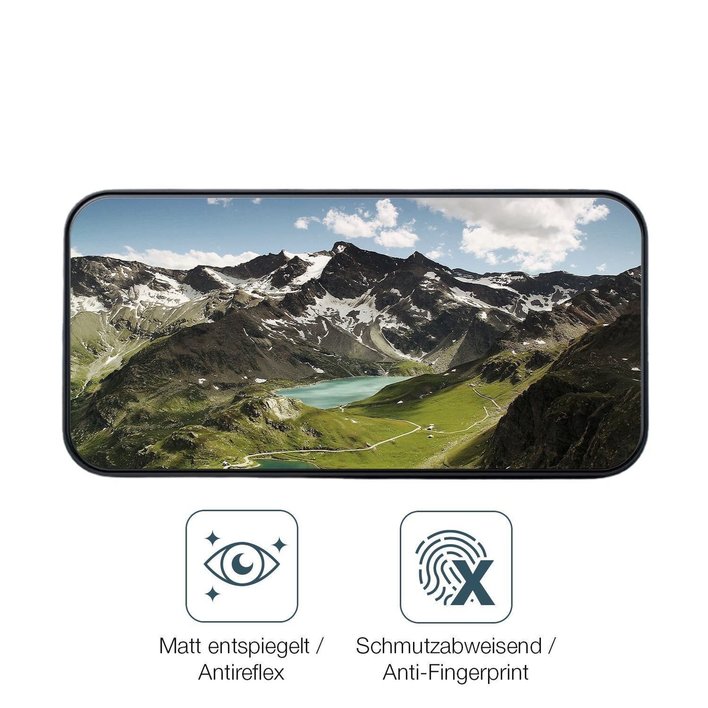 2x Schutzfolie matt für Volam JM5AMVL 6.25 Zoll Di (4)