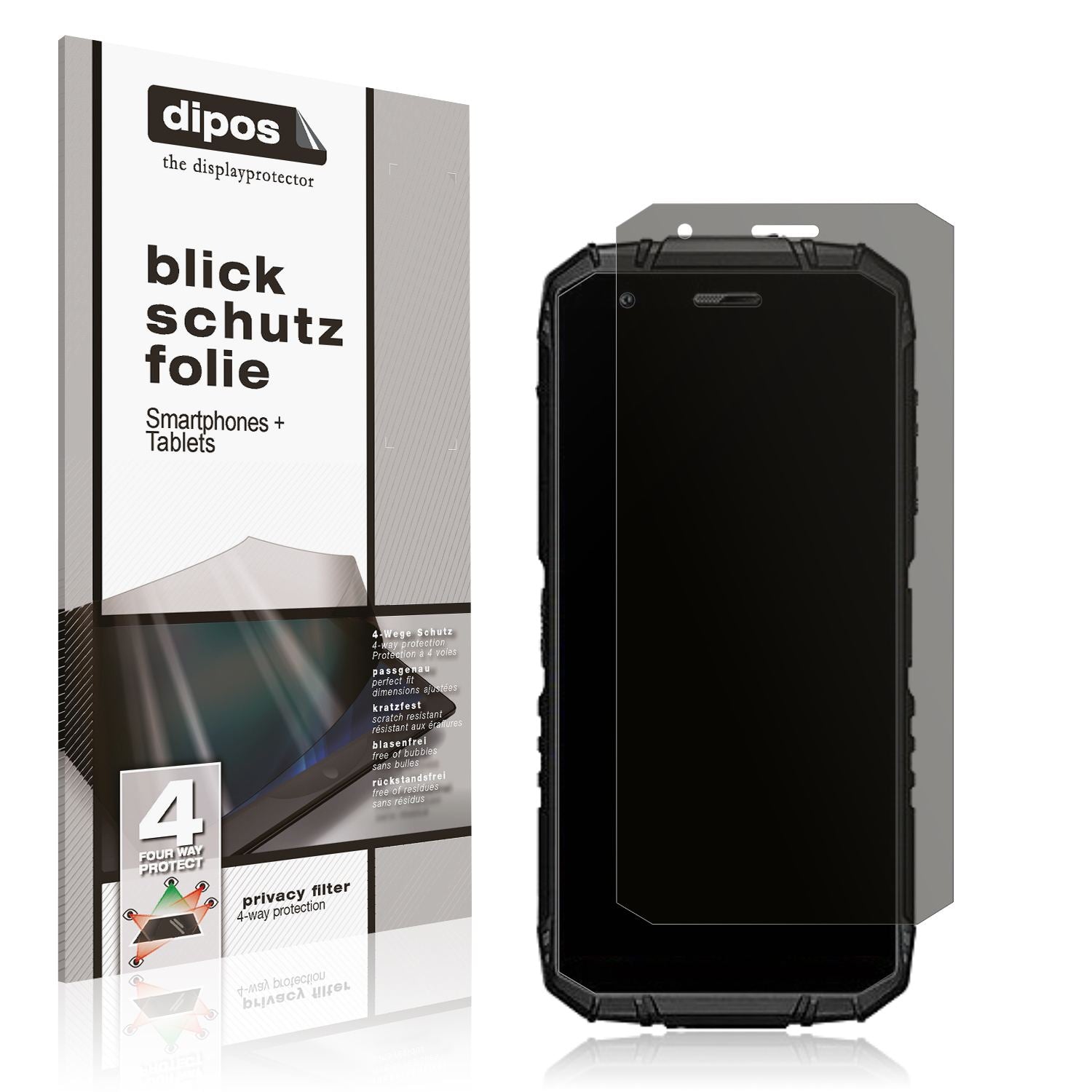 Blickschutzfolie für Doogee S41 Max matt Schutzfol (1)