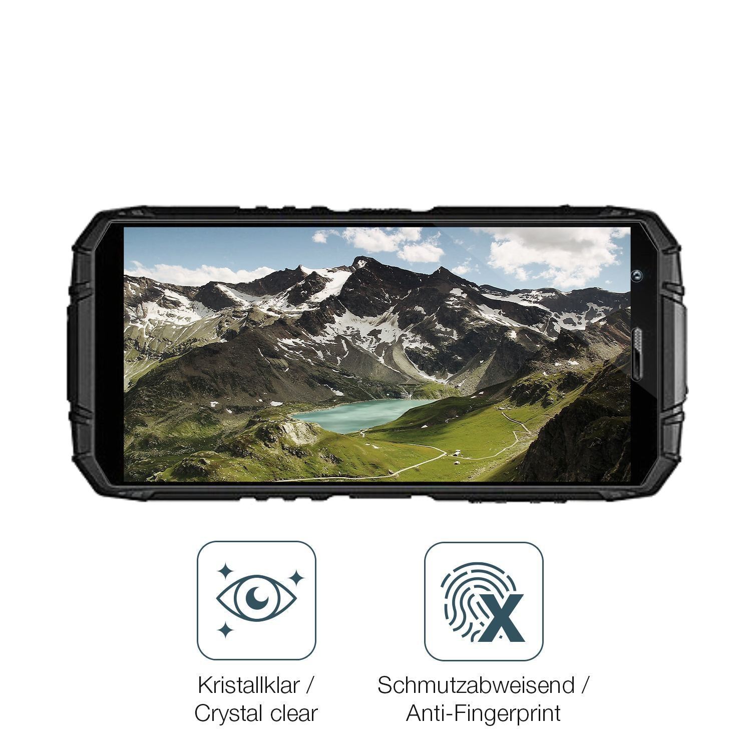 2x 9H Schutzfolie für Doogee S41 Max Panzerfolie (5)