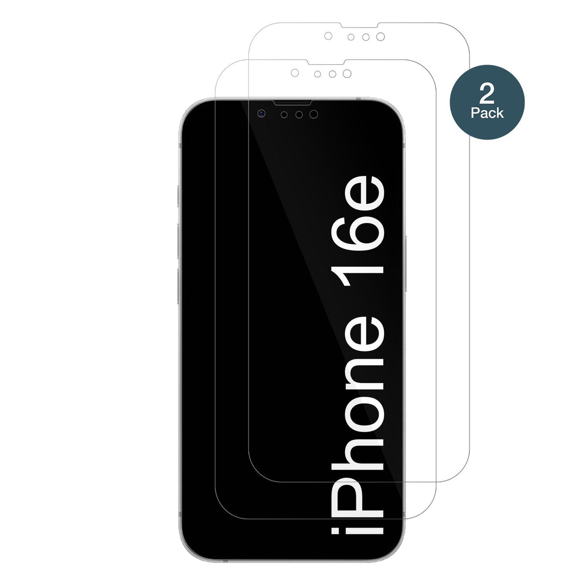 2x 9H Schutzfolie für Apple iPhone 16e Panzerfolie (2)
