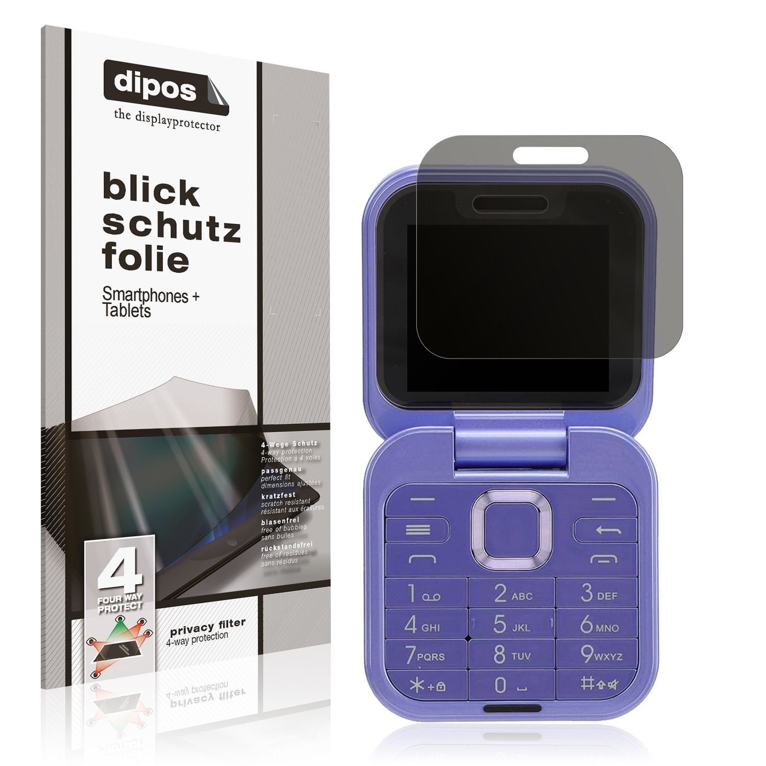 Blickschutzfolie für Yunir i16 Pro Senioren-Handy  (1)