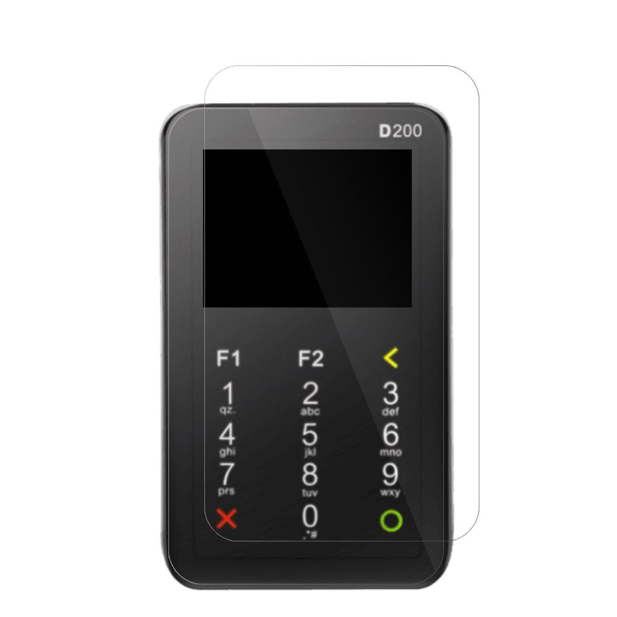 4x Schutzfolie klar für Pax D200 Display-Schutzfol (2)
