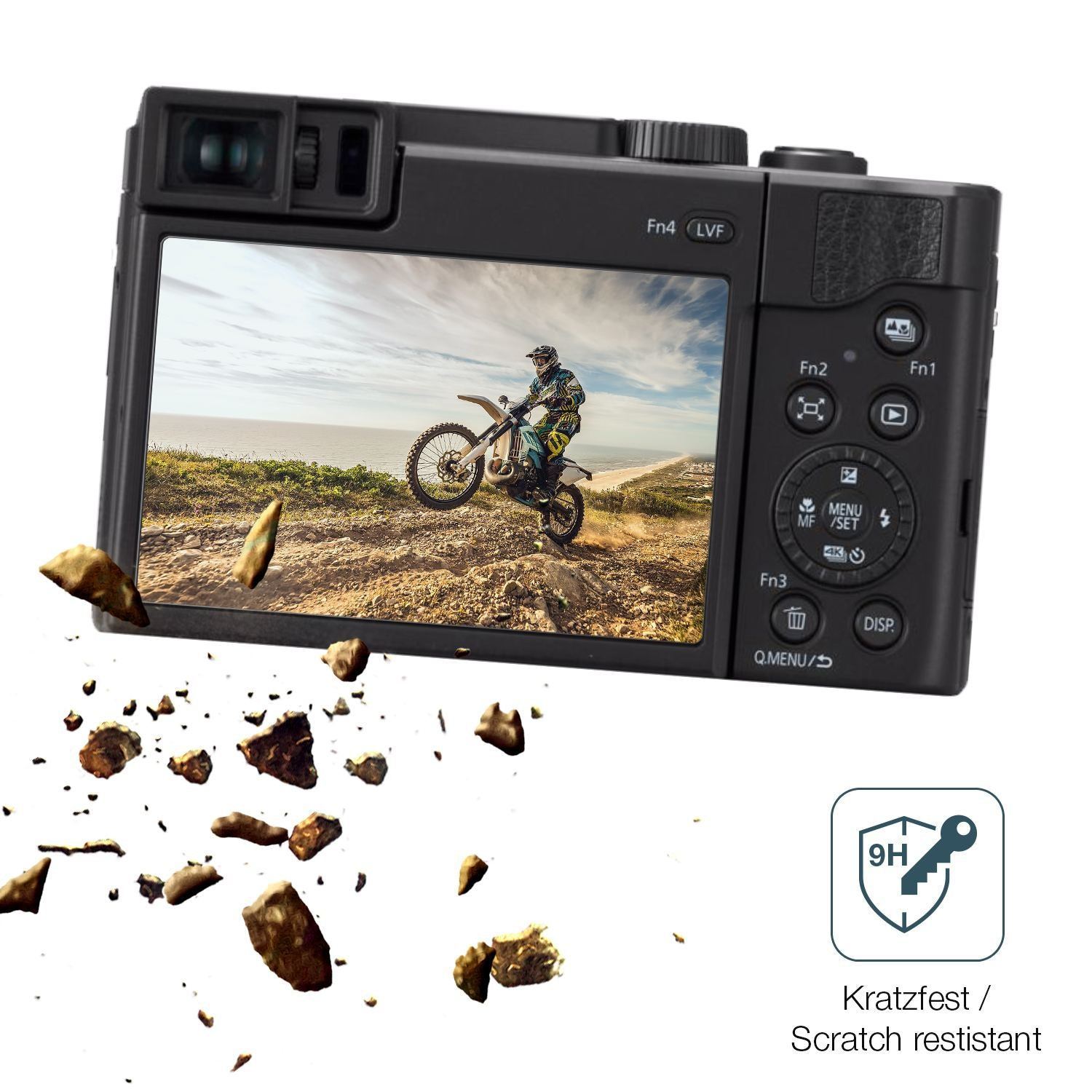2x 9H Schutzfolie matt für Garmin Dashcam X310 Pan (3)