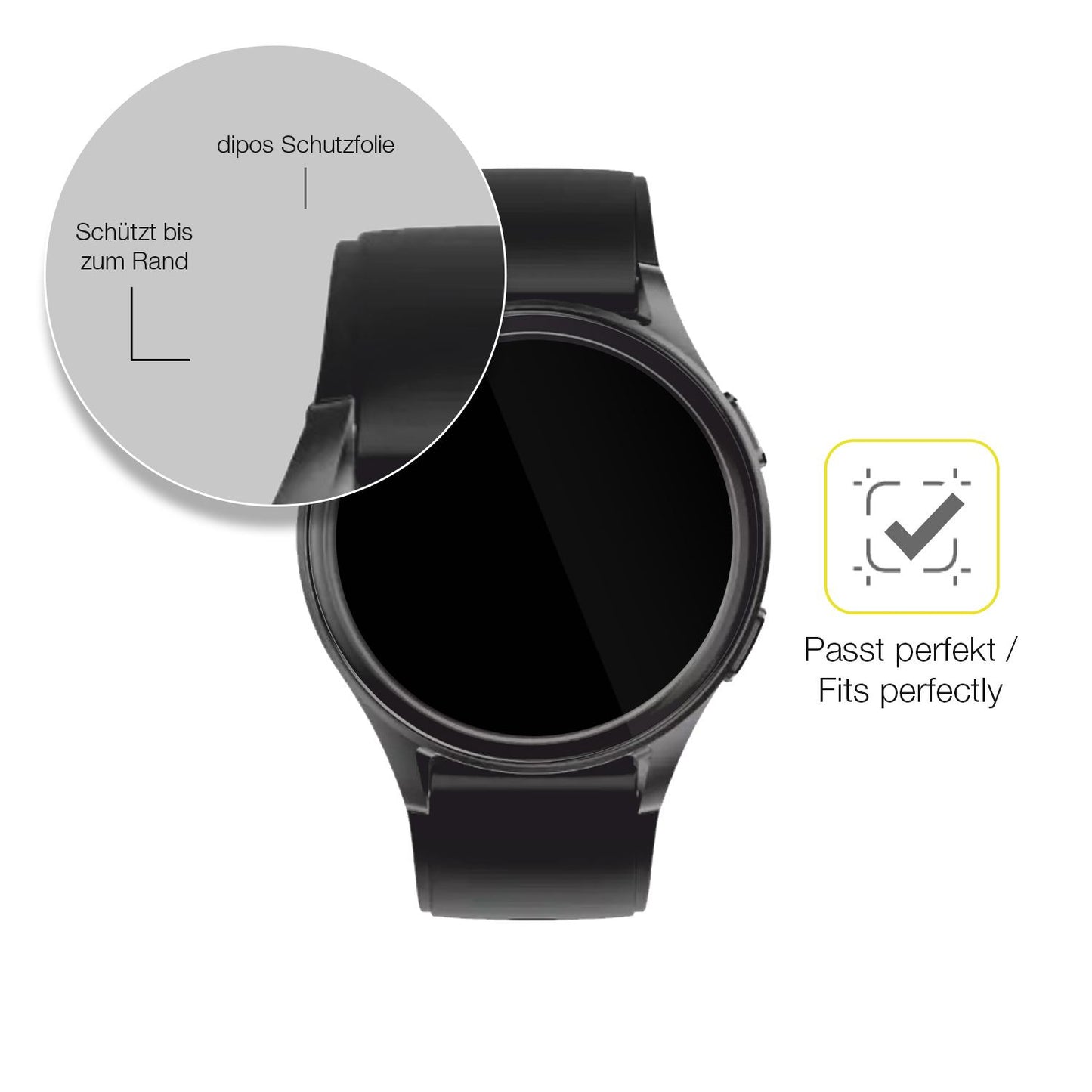 2x 3D Full Cover Schutzfolie für Lava ProWatch X (6)