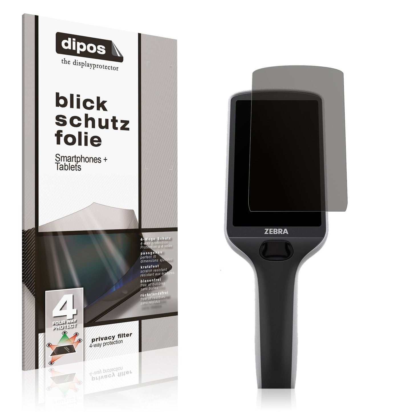 Blickschutzfolie für Zebra PS30 Plus matt Schutzfo (1)