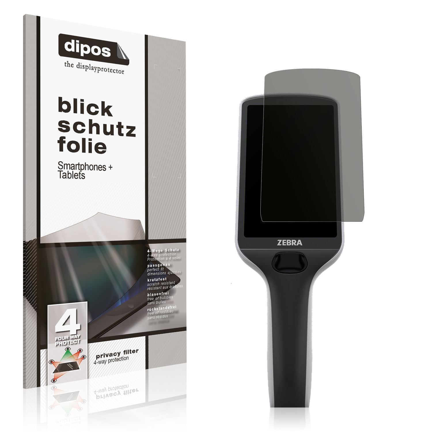 Blickschutzfolie für Zebra PS30 Plus matt Schutzfo (1)