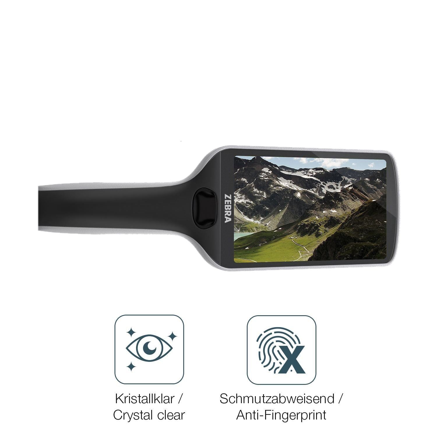 4x Schutzfolie klar für Zebra PS30 Display-Schutzf (4)