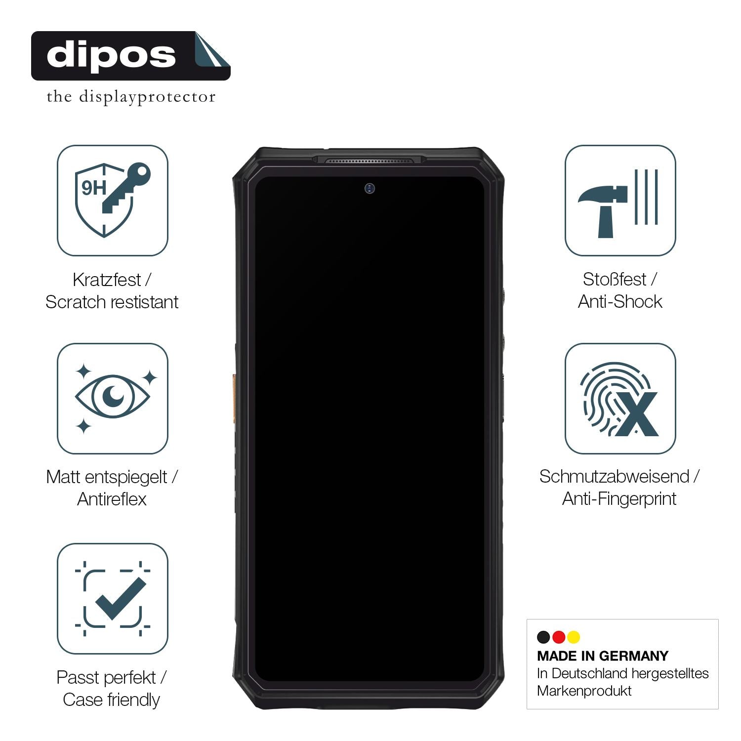 2x 9H Schutzfolie matt für Ulefone Armor 28 Ultra  (7)
