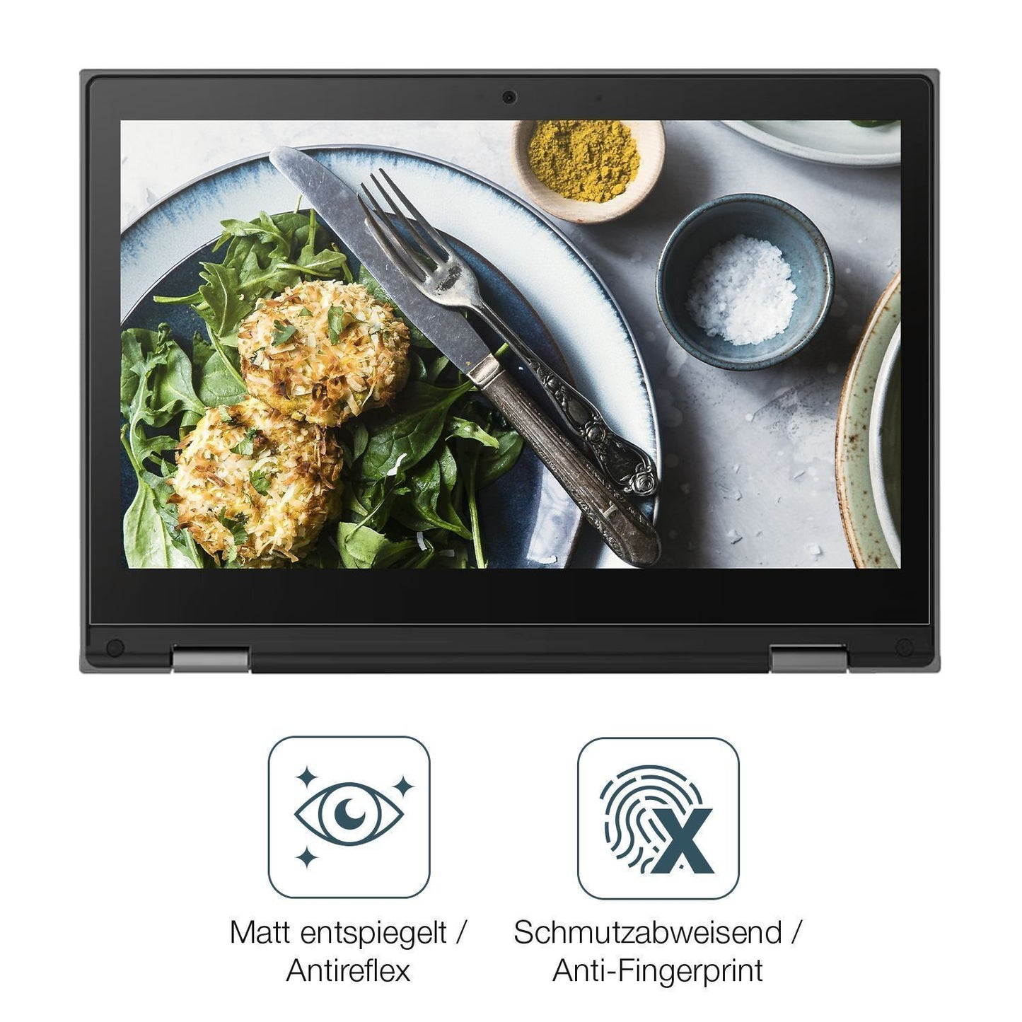 2x Schutzfolie matt für Lenovo 300e Chromebook 2nd (4)