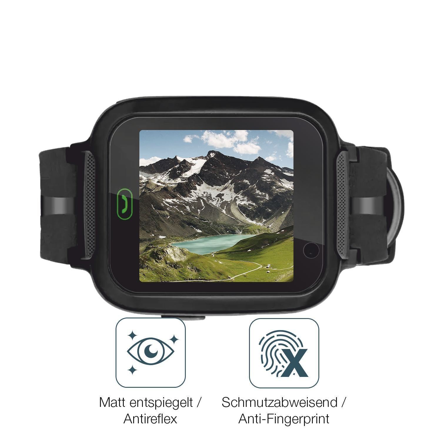 2x 9H Schutzfolie matt für Kruger Matz SmartKid Pa (5)